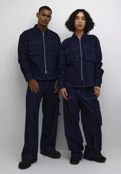 Расклешенные джинсы Lounge Nine, джинсовая ткань с эффектом потертости