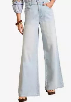 Расклешенные джинсы Love & Roses, синий