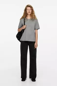 Расклешенные джинсы Lupin стрейч Arket, черный