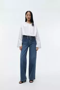 Расклешенные джинсы Lupin стрейч Arket, синий