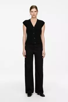 Расклешенные джинсы Lupine Arket, черный