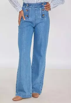 Расклешенные джинсы Maison 123, темно-синий