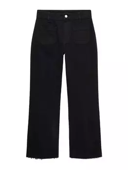 Расклешенные джинсы MANGO ALEX, черный деним