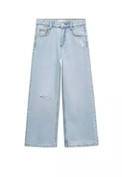 Расклешенные джинсы Mango, bleu clair