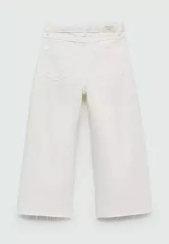 Расклешенные джинсы Mango Kids, белый