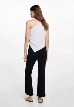 Расклешенные джинсы Mango Kids, черный