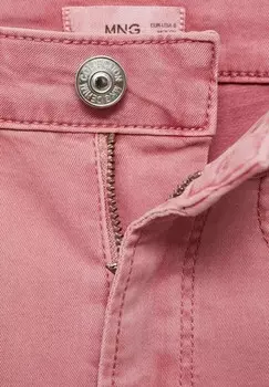 Расклешенные джинсы Mango Kids, розовый