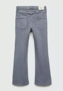 Расклешенные джинсы Mango Kids, сине-серый