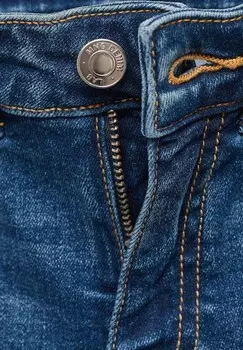 Расклешенные джинсы Mango Kids, темно-синий