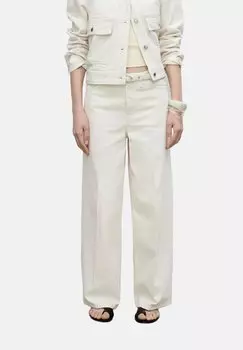 Расклешенные джинсы MARA Mango, молочный