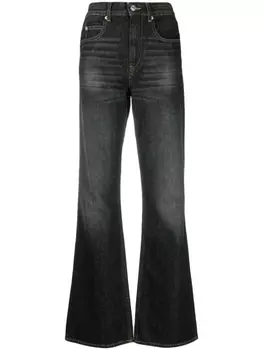 Расклешенные джинсы MARANT TOILE, черный