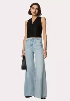 Расклешенные джинсы Marks & Spencer, светло-голубой