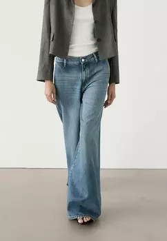 Расклешенные джинсы Massimo Dutti, синий