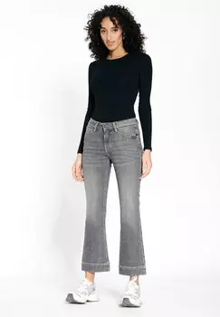 Расклешенные джинсы MAXIMA KICK Gang, серый деним