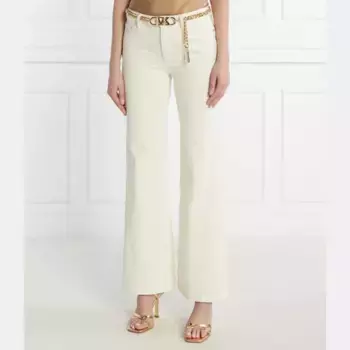 Расклешенные джинсы Michael Kors, экрю