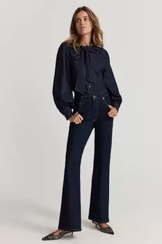 Расклешенные джинсы Mint Velvet, синий