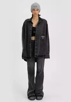 Расклешенные джинсы Misaga, серый деним