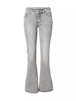 Расклешенные джинсы Monki, серый деним