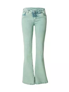 Расклешенные джинсы Monki, синий джинсовый