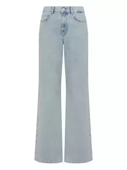 Расклешенные джинсы MOSCHINO JEANS, синий