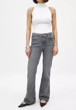 Расклешенные джинсы NA-KD, серый