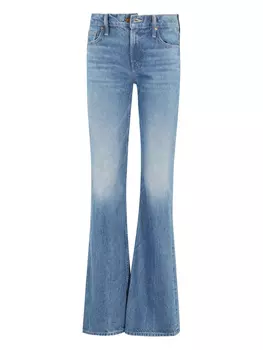 Расклешенные джинсы на вынос MOTHER, синий