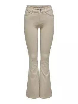 Расклешенные джинсы Only CHERYL, бежевый