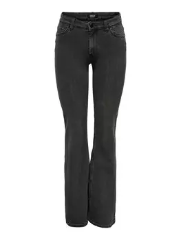 Расклешенные джинсы ONLY ONLHUSH, антрацит