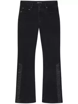 Расклешенные джинсы P067 Purple Brand, черный