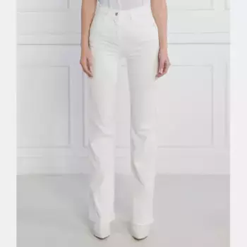 Расклешенные джинсы Patrizia Pepe, белый