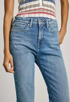 Расклешенные джинсы Pepe Jeans, синий деним