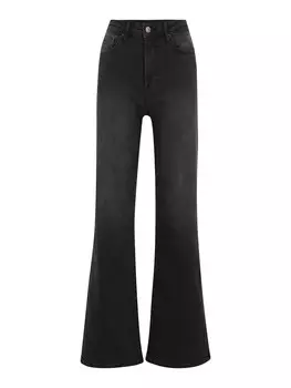 Расклешенные джинсы PIECES FLIKKA, черный