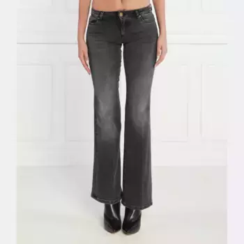 Расклешенные джинсы Pinko, черный