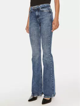 Расклешенные джинсы Pinko, синий