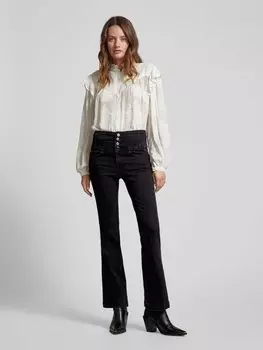 Расклешенные джинсы простого кроя Guess, черный