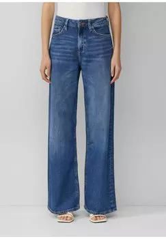 Расклешенные джинсы QS, цвет Dunkelblau