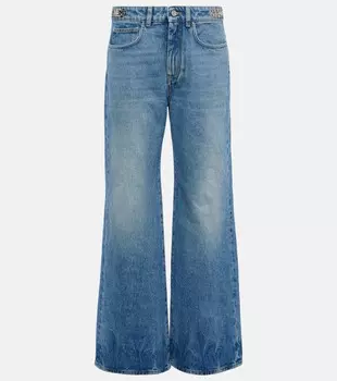 Расклешенные джинсы Rabanne, синий