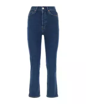 Расклешенные джинсы Re/Done, синий