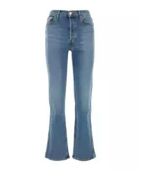 Расклешенные джинсы Re/Done, синий