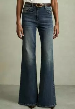 Расклешенные джинсы Reiss, синий