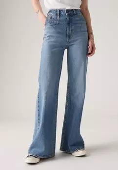 Расклешенные джинсы RIBCAGE BELLS VINTAGE Levi's, светло-голубой деним