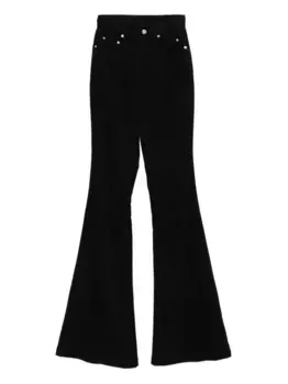 Расклешенные джинсы Rick Owens, черный