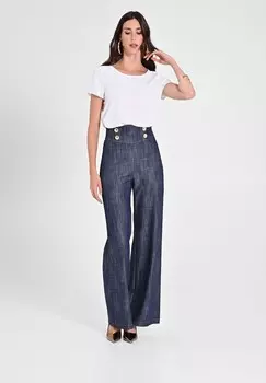 Расклешенные джинсы Rinascimento, синий