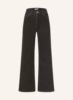 Расклешенные джинсы ritual с драгоценными камнями SUNCOO, цвет 00192 10-CARBONE