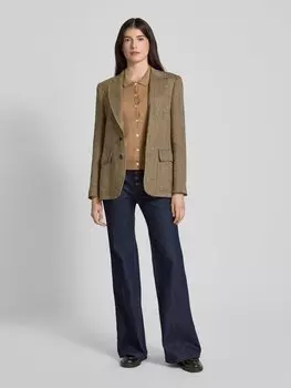 Расклешенные джинсы с 5-карманным дизайном Lauren Ralph Lauren, темно-синий