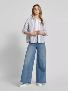 Расклешенные джинсы с 5-карманным дизайном Rich & Royal, светло-голубой