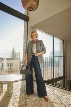 Расклешенные джинсы с эффектом «гриф» Levi'S, мультиколор