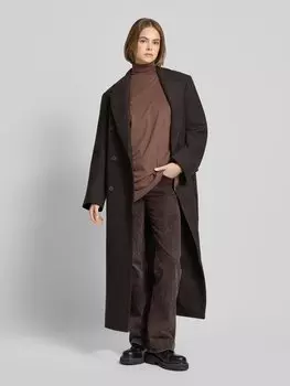 Расклешенные джинсы с эластичными вставками, модель «Maise» WEEKDAY, темно-коричневый