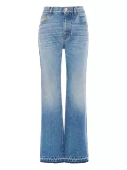 Расклешенные джинсы с бахромой CHLO, синий