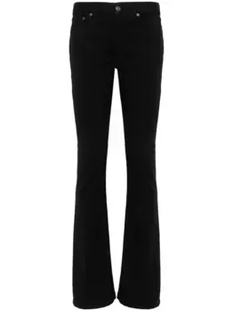 Расклешенные джинсы с логотипом DONDUP, черный